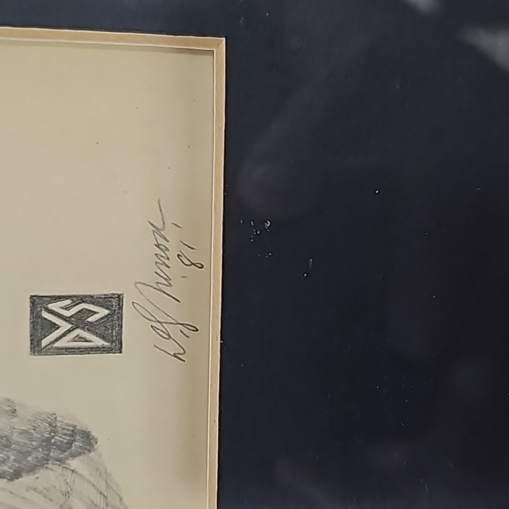 Signed etching - Picture 2 of 3
